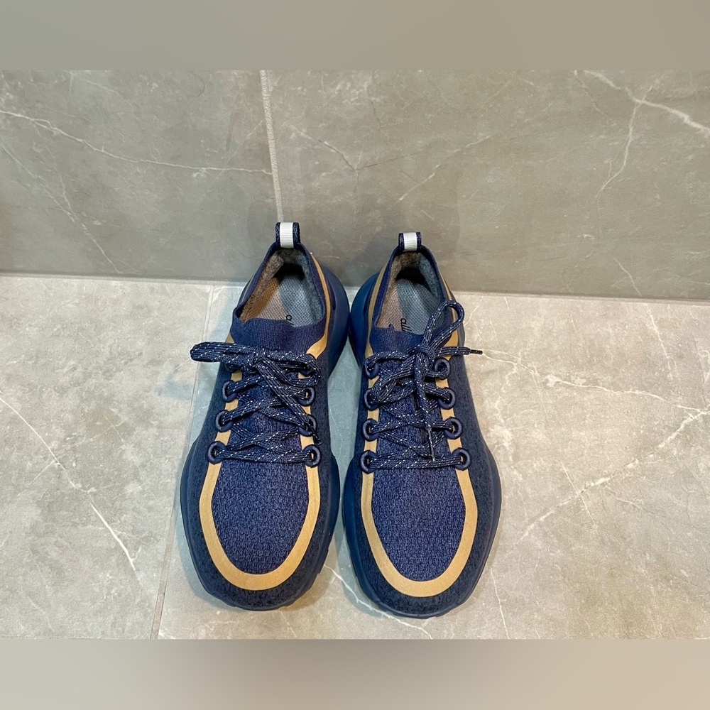Allbirds Navy and Tan Trail Runner SWT Sneakers - Picture 2 of 9